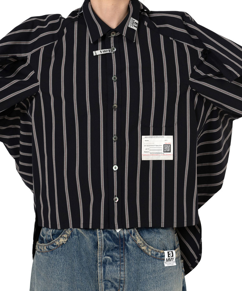 Asymmetric Stripe Shirt 18