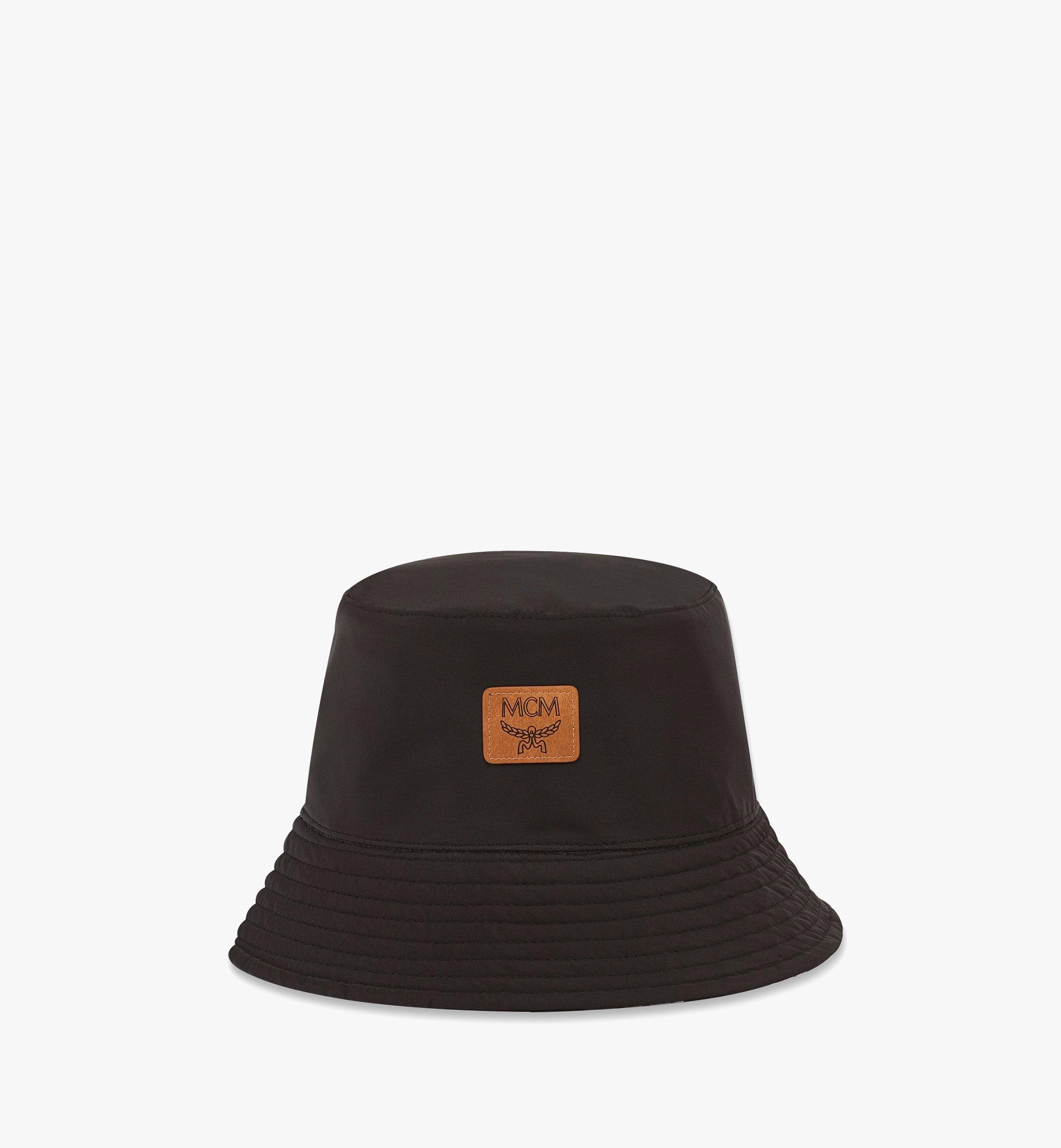 Reversible Bucket Hat in Checkerboard Nylon - 4