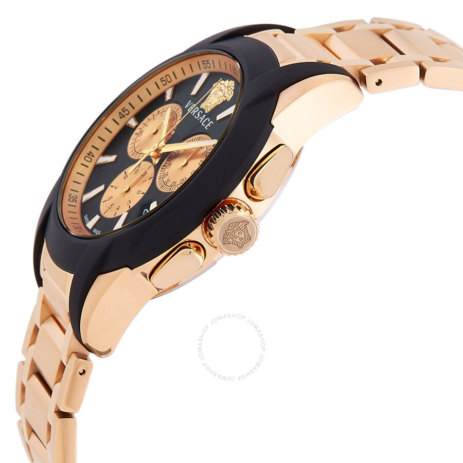 Versace Chronograph Character Quartz Black Dial Men's Watch VEM800318 - 2