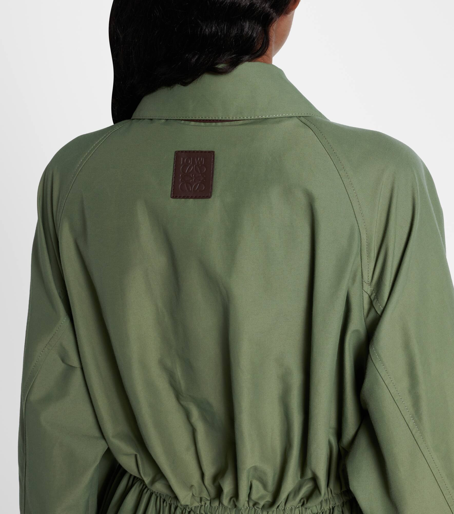Ruched cotton-blend jacket - 6