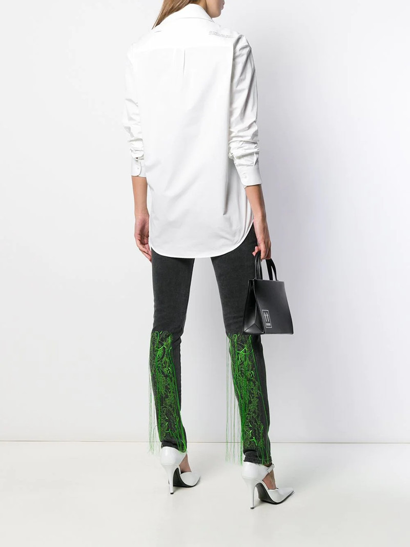 Off-White thread trim jeans outlook