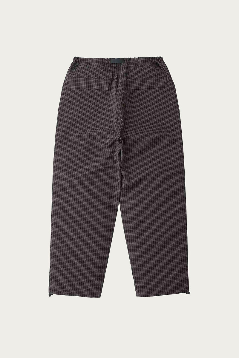 GRAMICCI Northside Plaid Pant - Deep Brown outlook