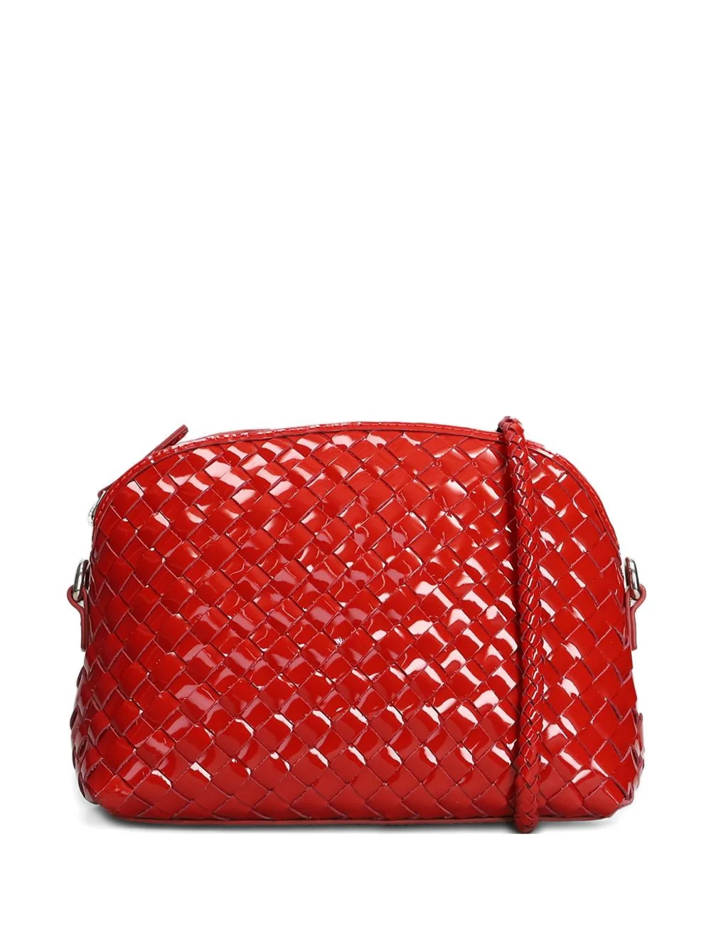 Chunky Fellini woven cross body bag - 1