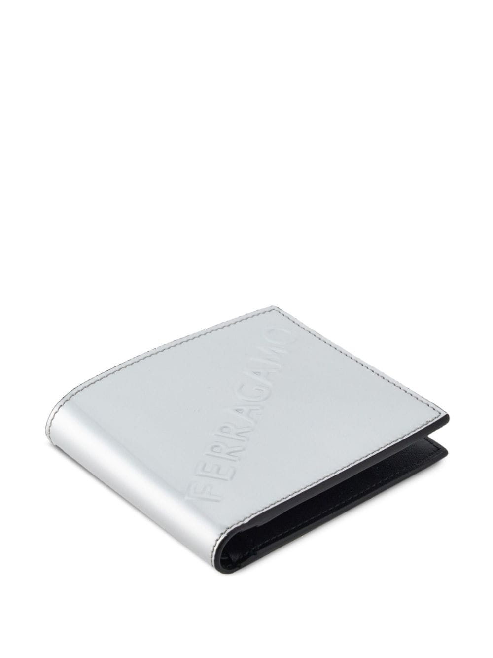 logo-embossed leather wallet - 3