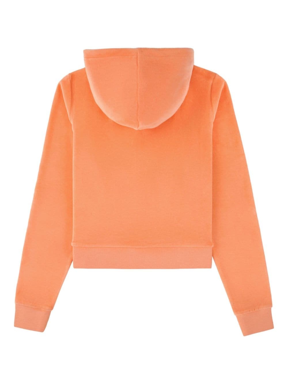 Italic-logo zip-up hoodie - 3