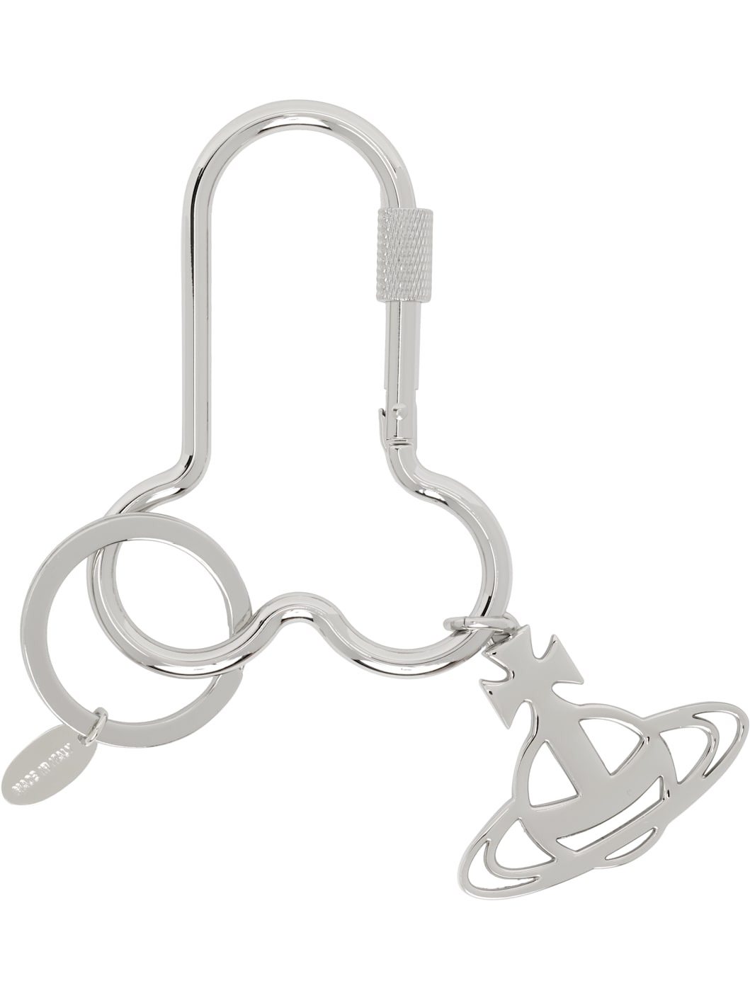 Silver Penis Carabiner Keychain - 2