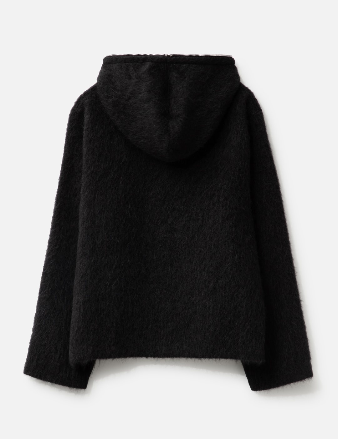 【OUR LEGACY】★Full Zip Hoody★ Our Legacy Full Zip Hood Black Hairy Wool