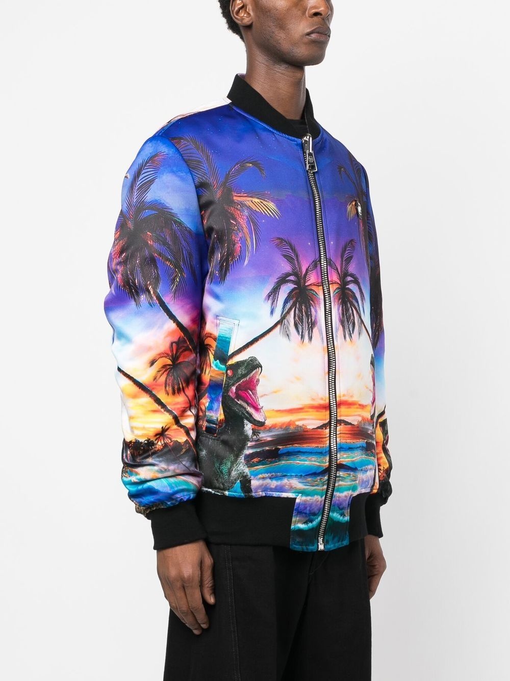 Hawaii printed bomber jacket - 3