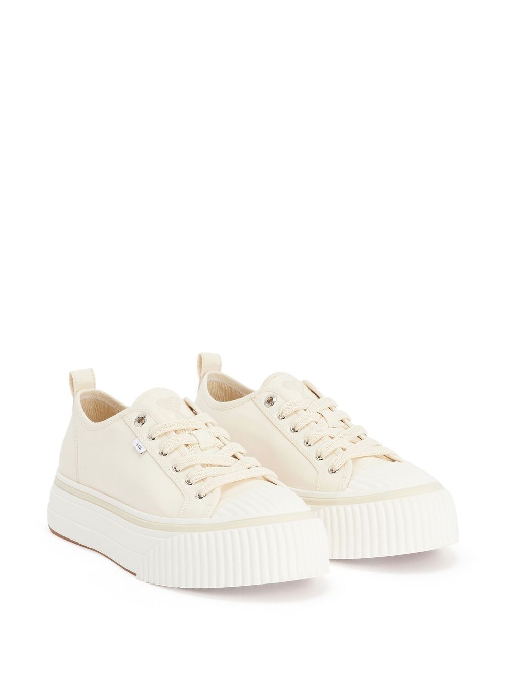 canvas low-top sneakers - 2