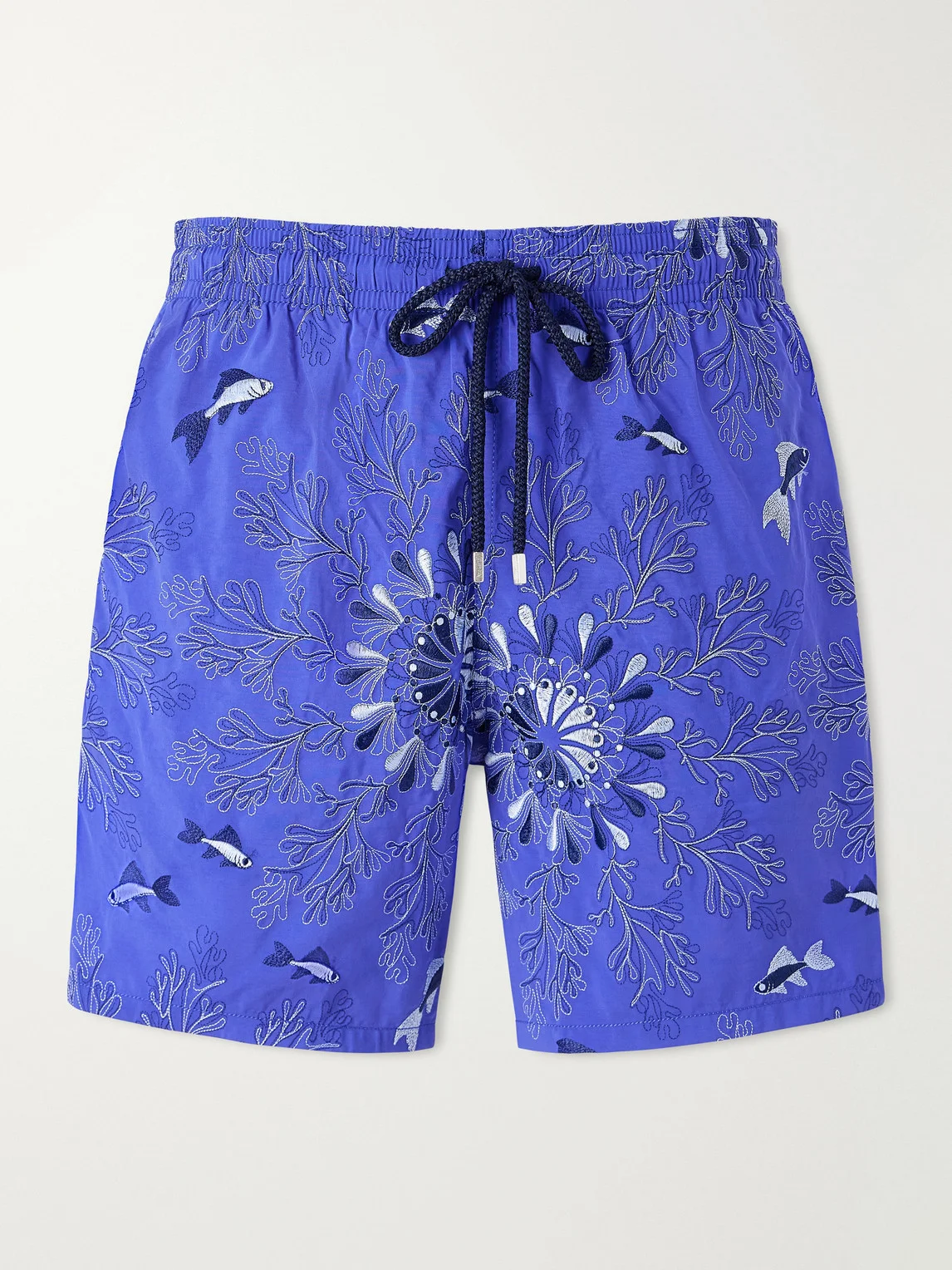 Mistral Embroidered Straight-Leg Swim Shorts - 1