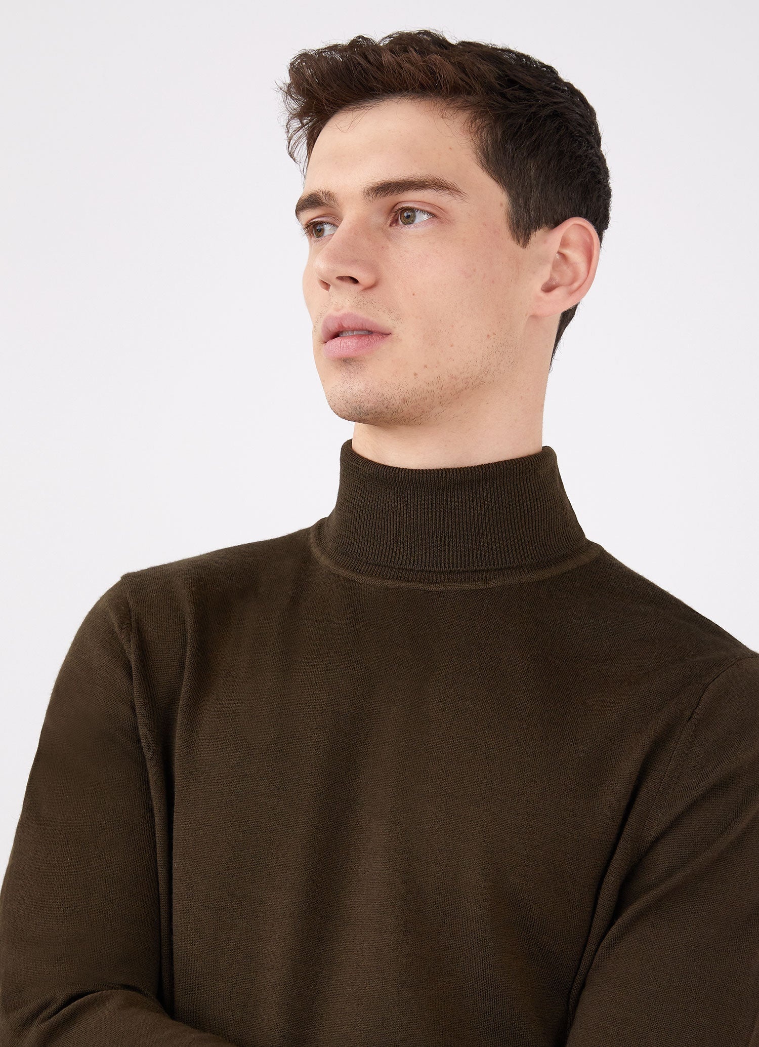 Fine Merino Wool Roll Neck - 5