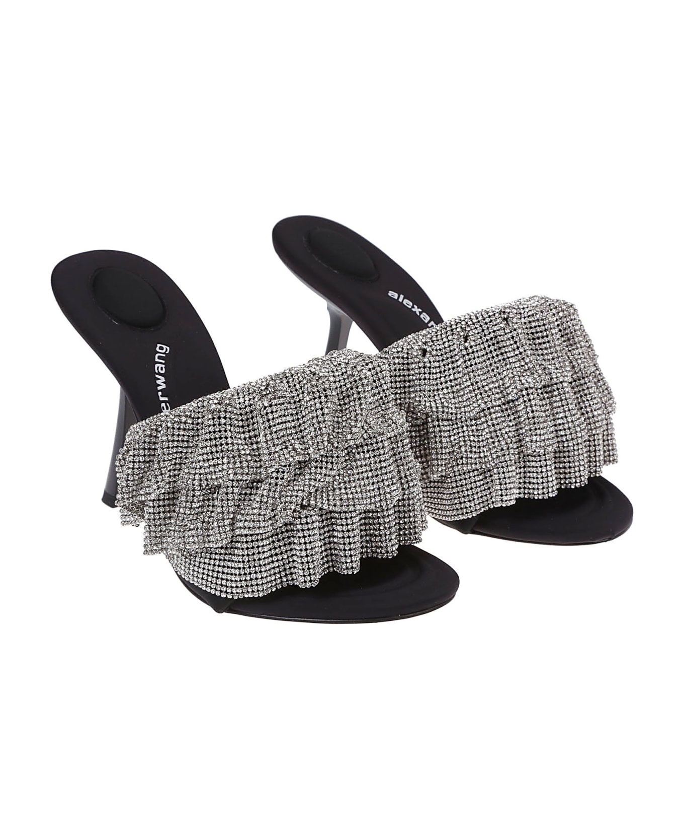 Nala 105 Crystal Ruffle Sandals - 5