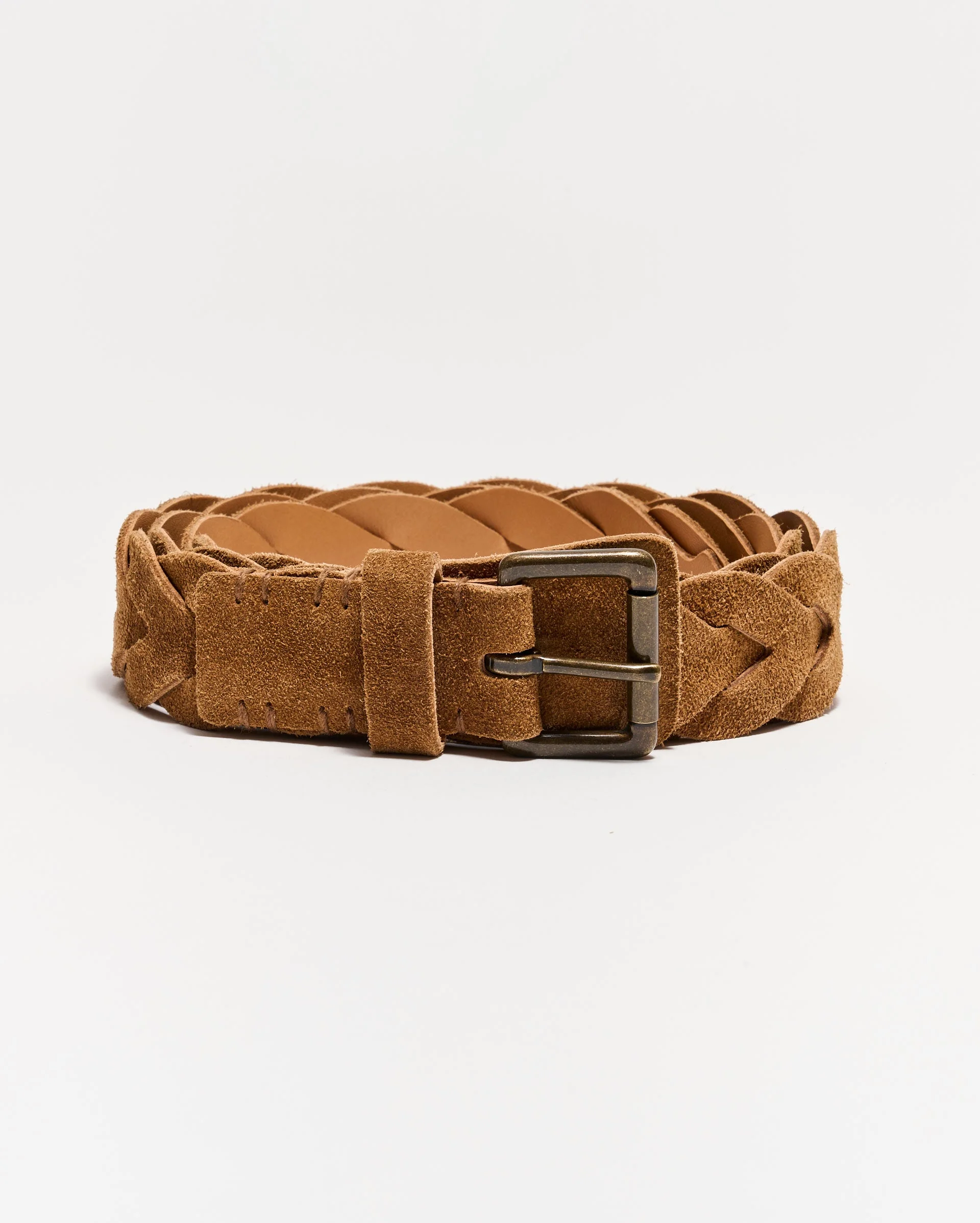 Suede Braided Belt - 1