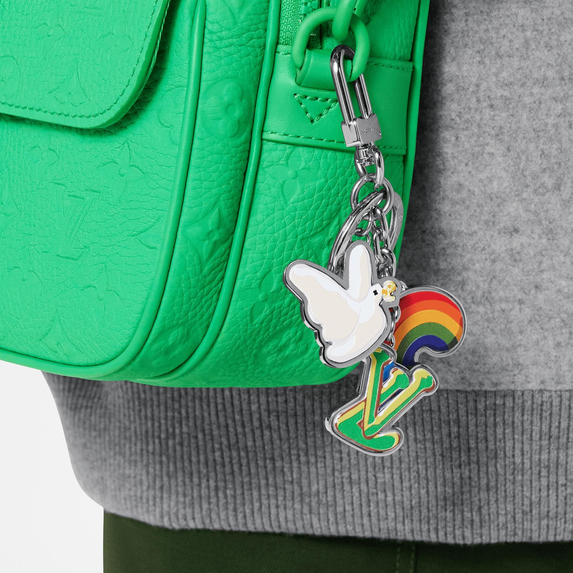 LV Good Vibes Bag Charm And Key Holder - 2