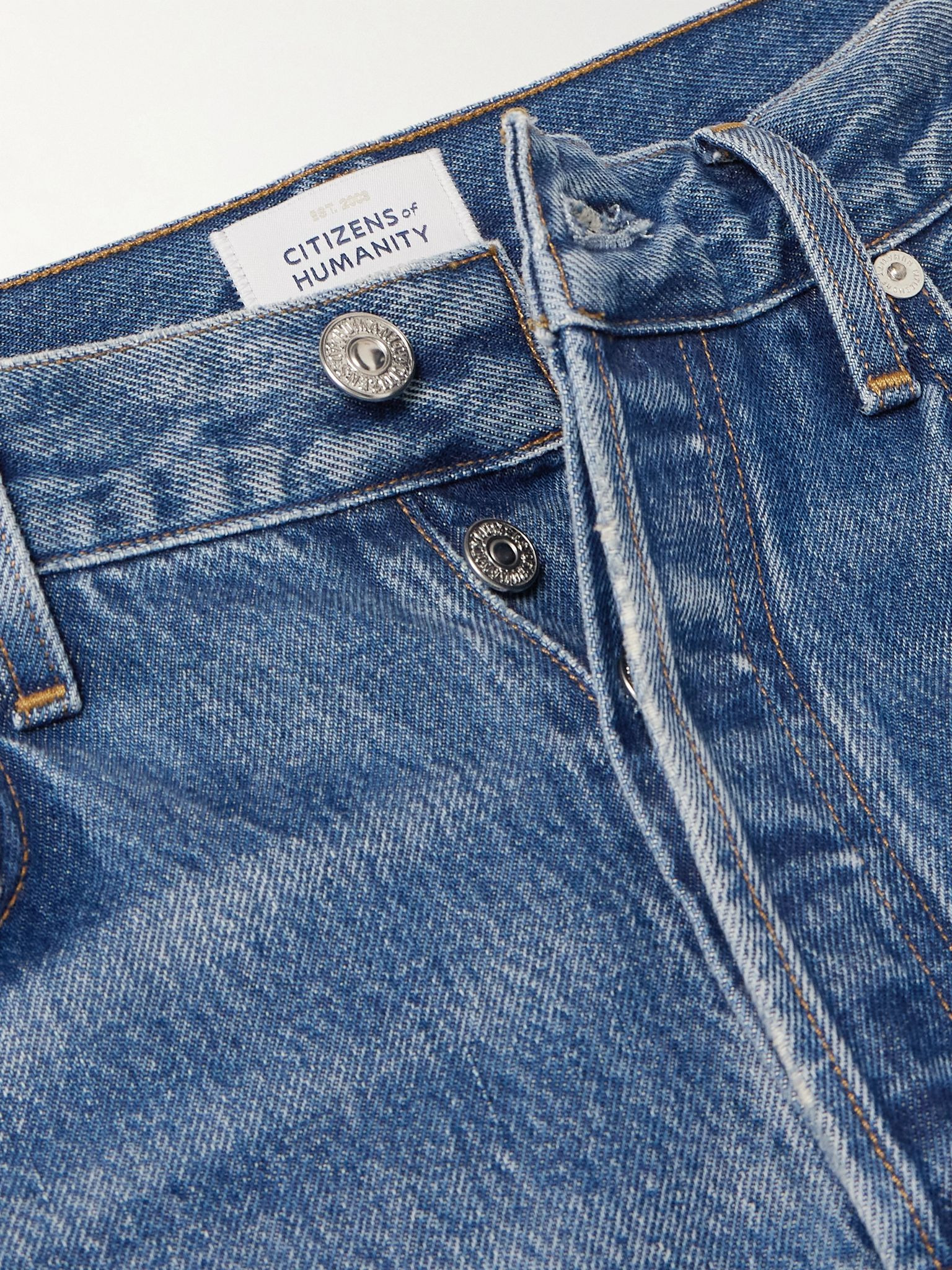 Blaine high-rise straight-leg jeans Mid denim - 5