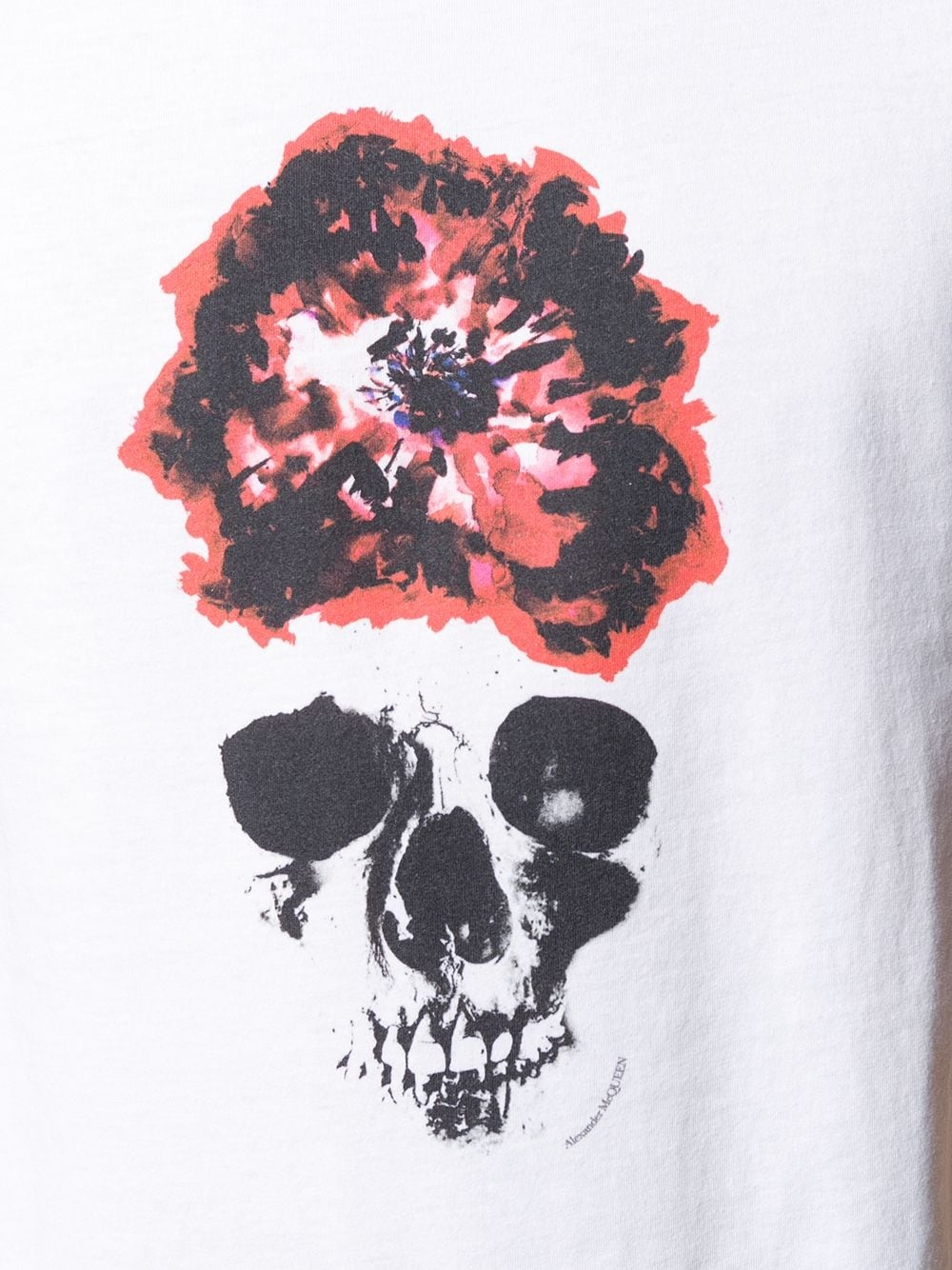 graphic skull print T-shirt - 5