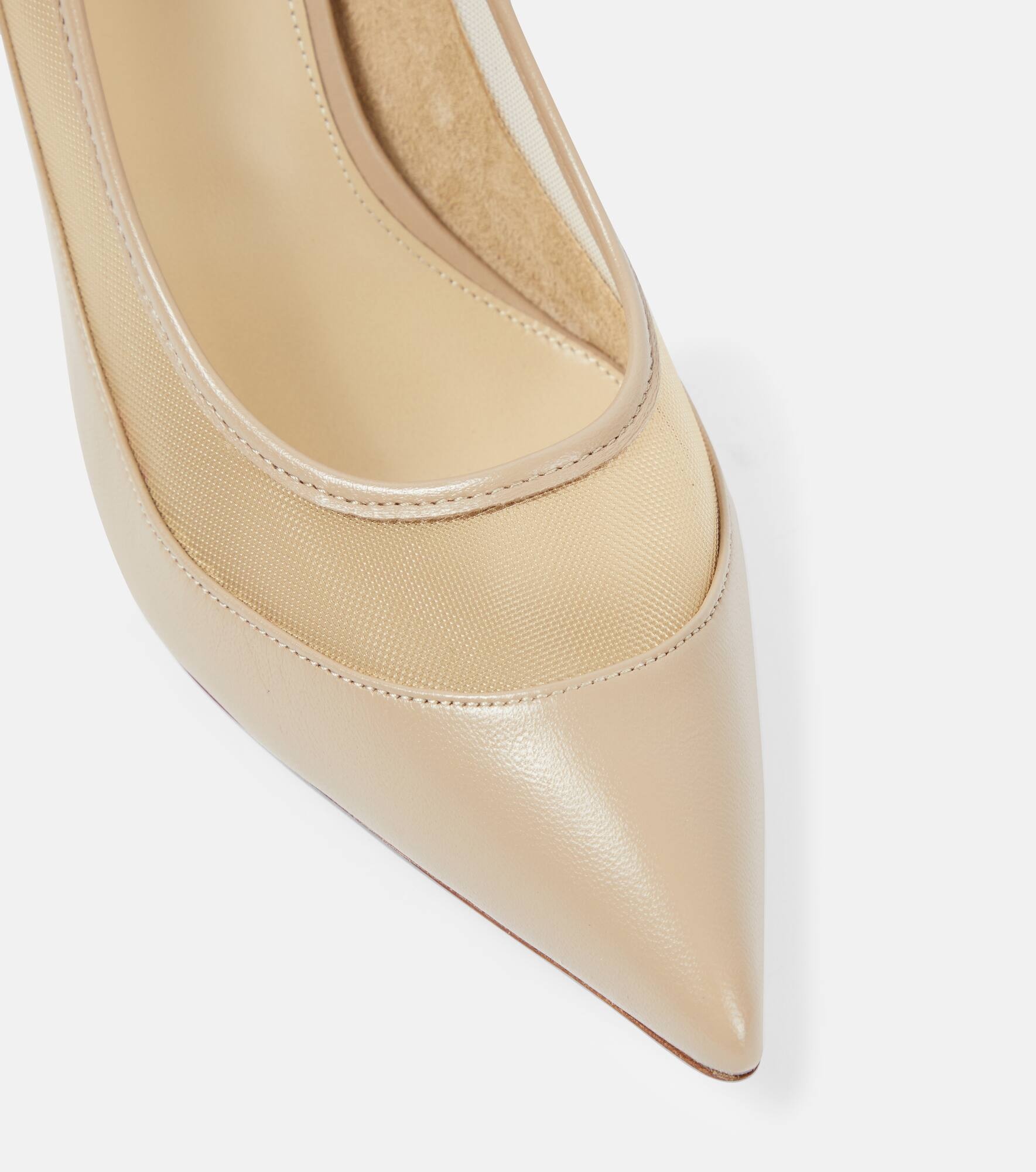 River leather and mesh pumps - 6