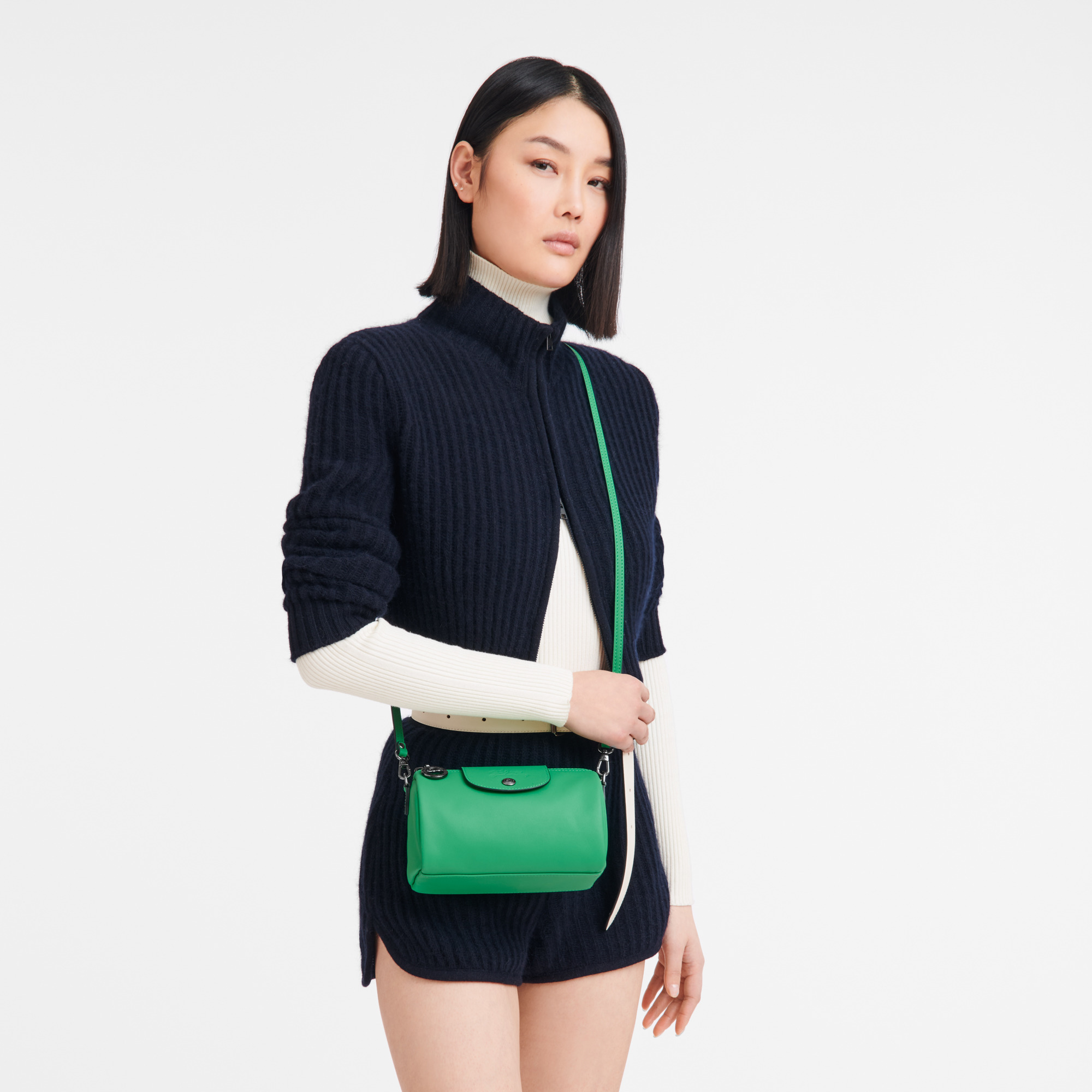 Le Pliage Xtra XS Crossbody bag Green - Leather - 2