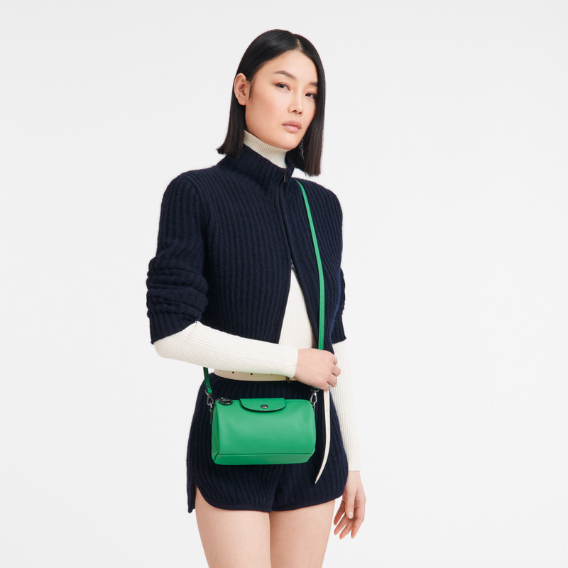 Longchamp Le Pliage Xtra XS Crossbody bag Green - Leather outlook
