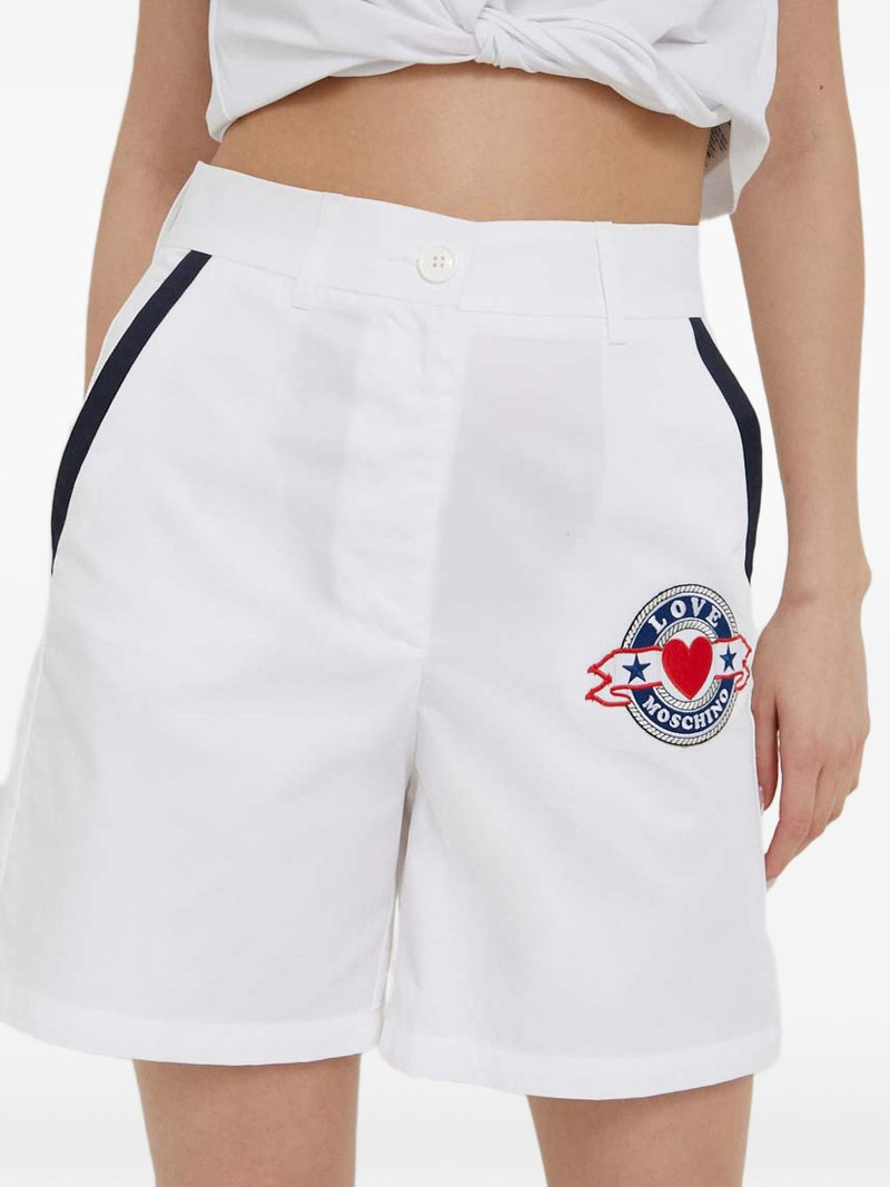 Moschino logo-embroidered shorts outlook