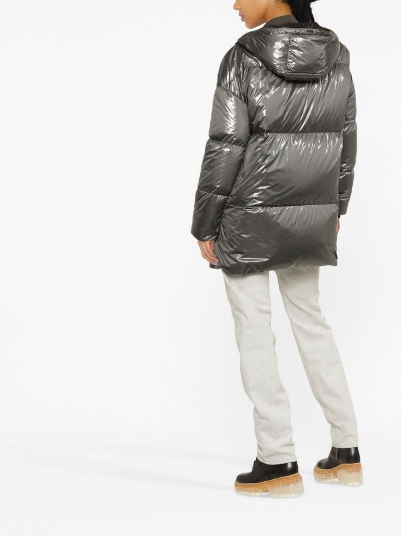 high-shine puffer coat - 4