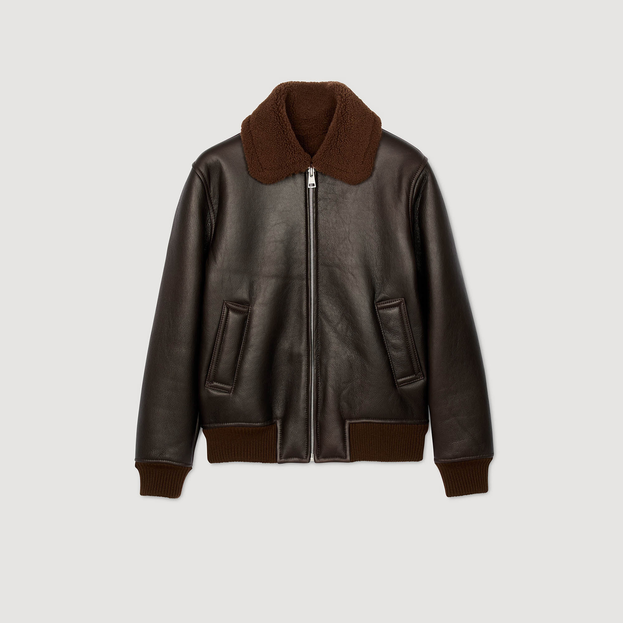 REVERSED LEATHER JACKET - 6