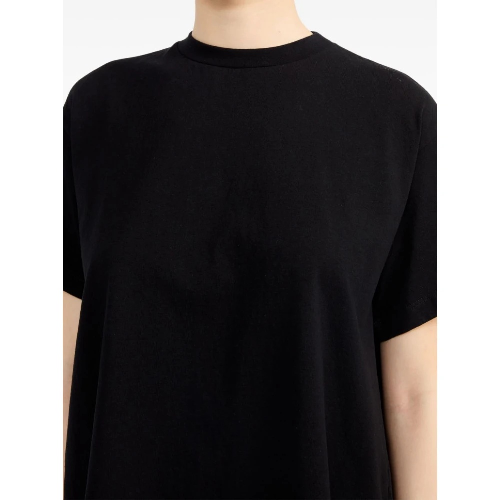 MM6 Maison Margiela WOMEN'S T-SHIRTS & POLOS IN BLACK
