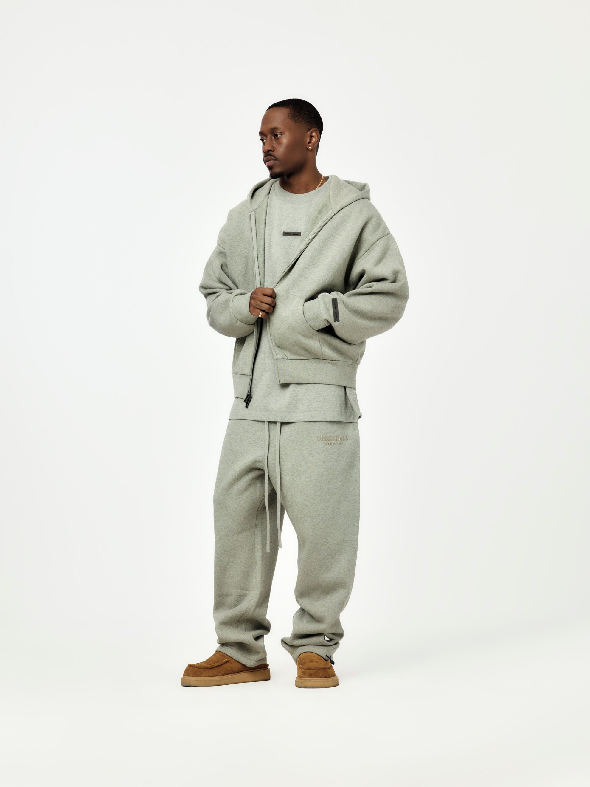 RELAXED FLEECE SWEATPANT (CONCRETE) - 4