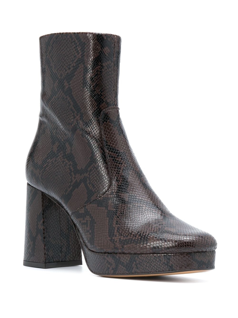 Carmen python-print boots - 2