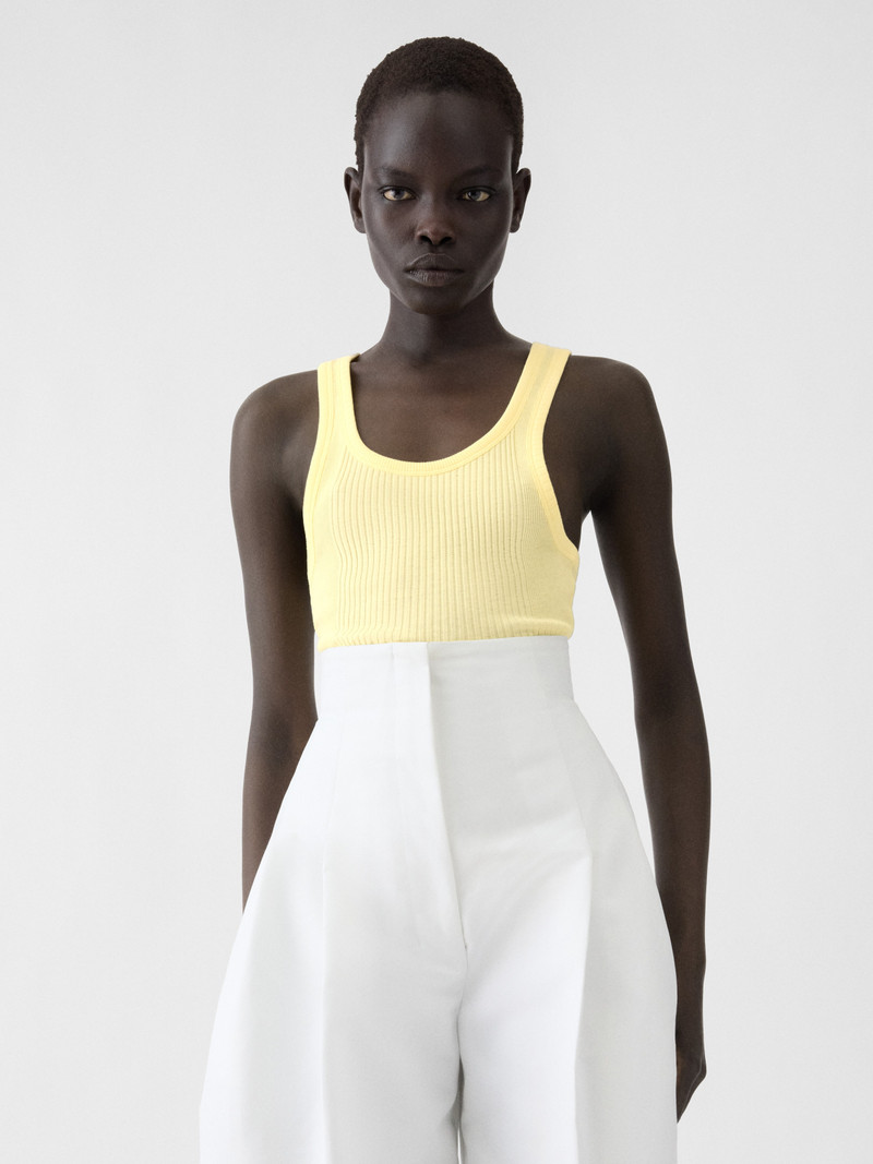 JACQUEMUS The Rond Carré tank top outlook