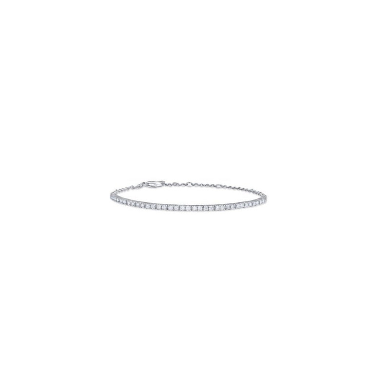 WHITE GOLD DIAMOND TENNIS BRACELET 1