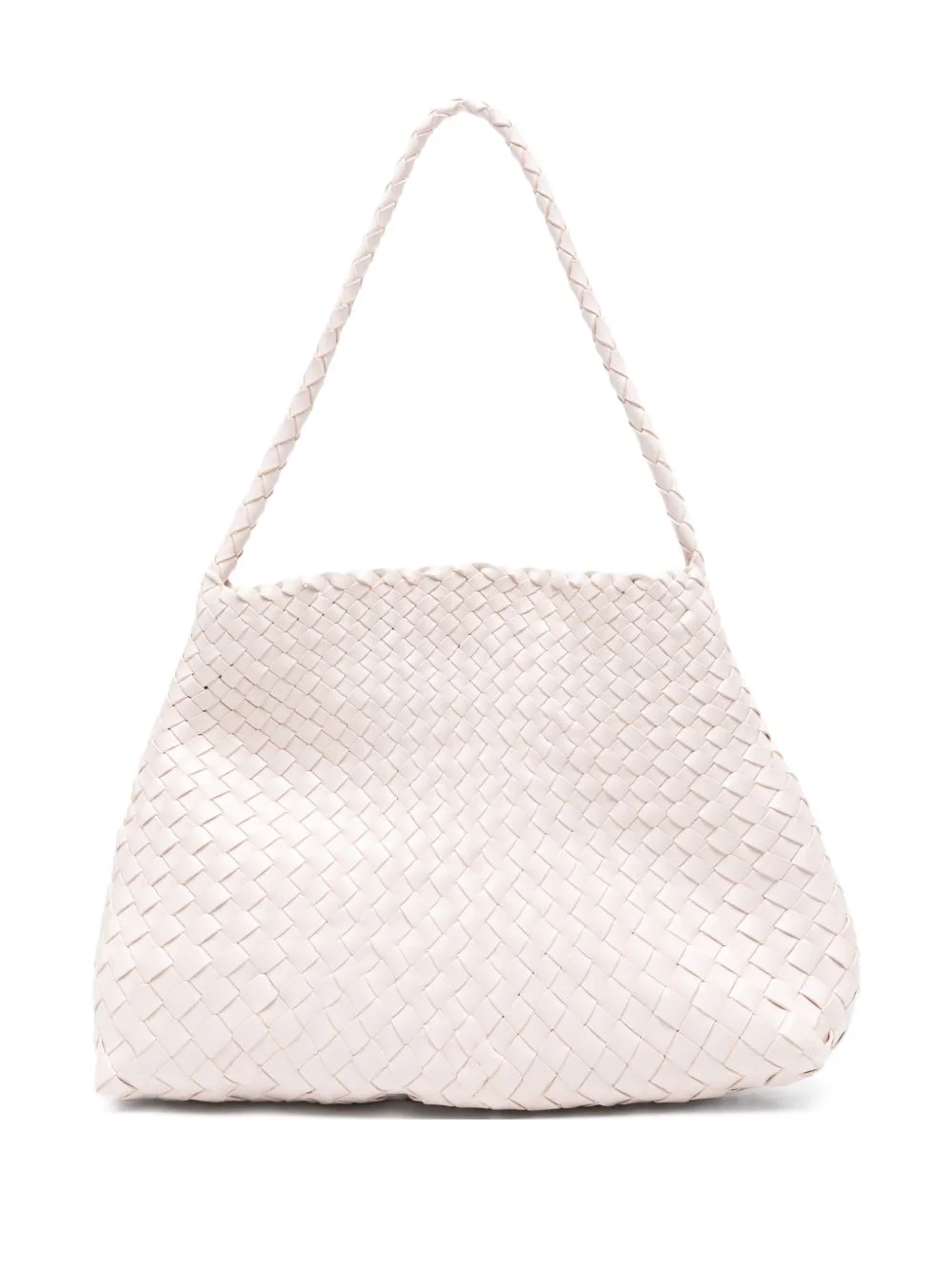 braided handle tote bag - 1