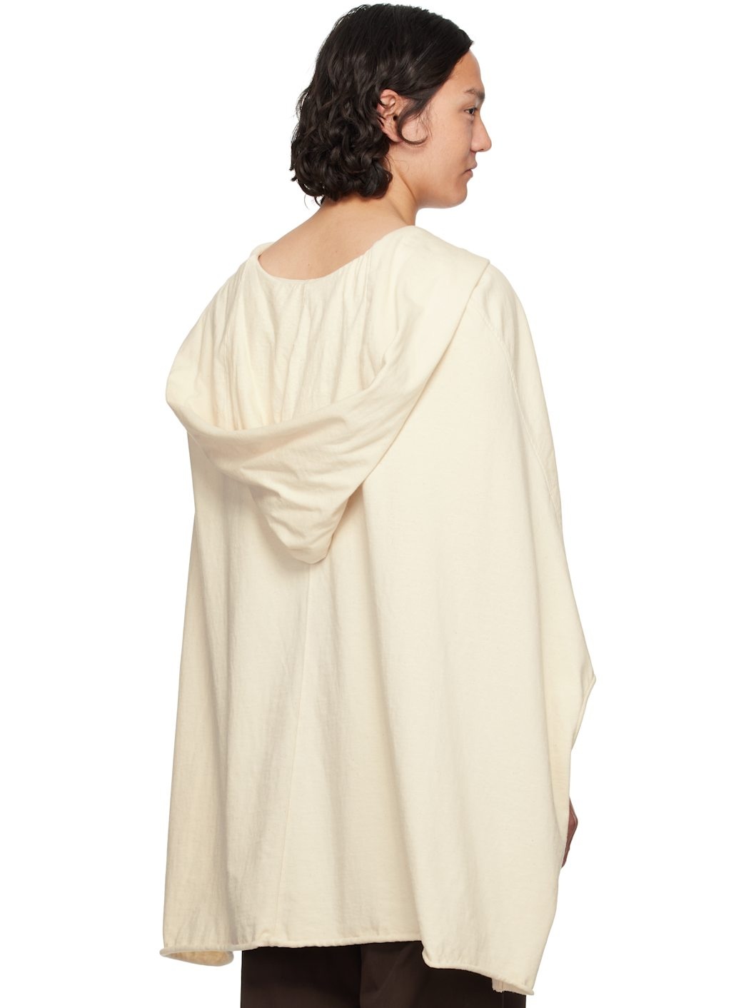 Off-White Hollywood Hooded Kaftan Hoodie - 3