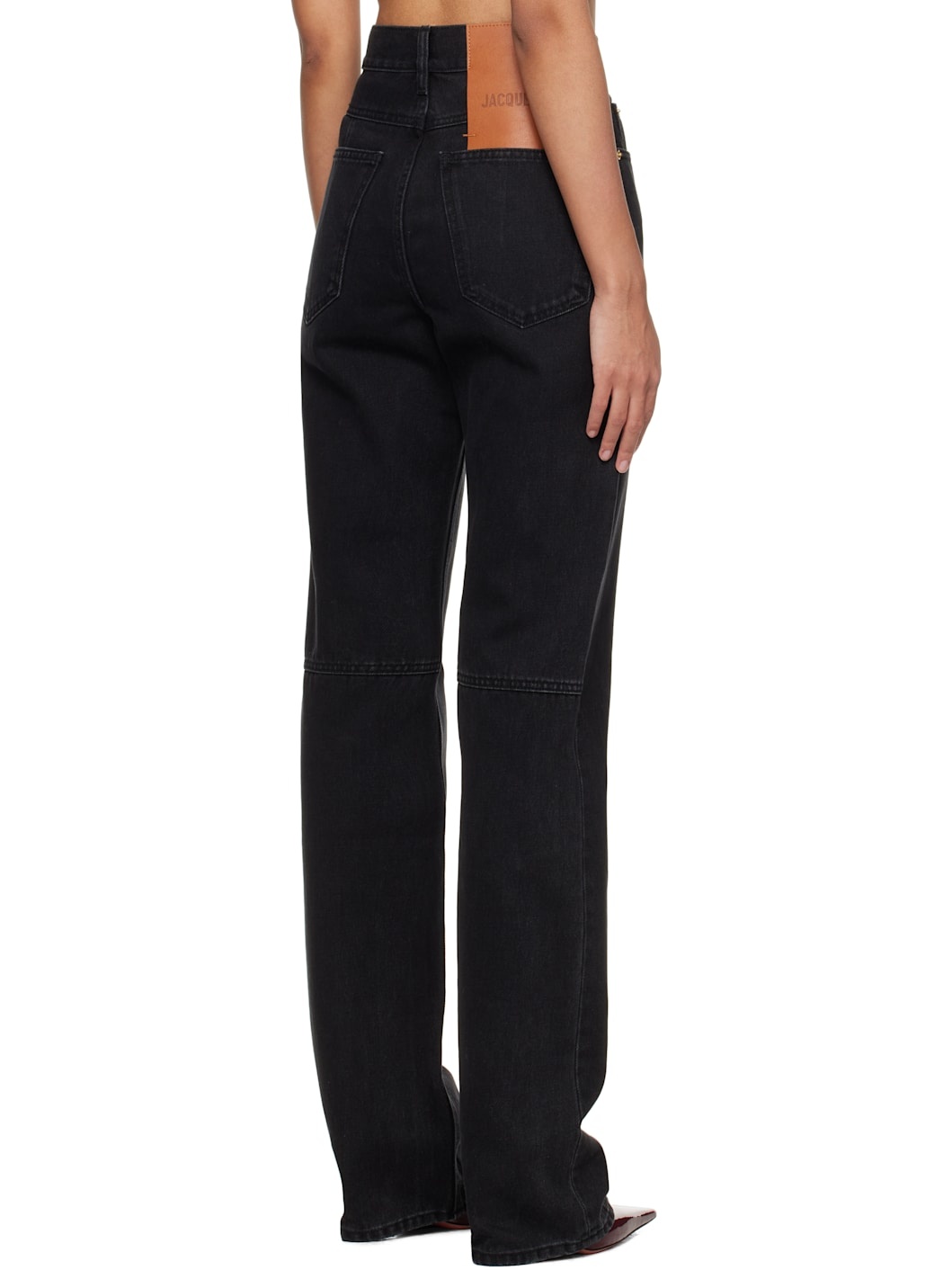 Black 'The straight de-Nîmes' Jeans - 3