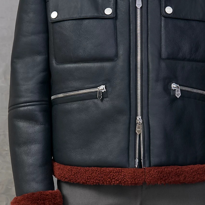 Zipped bomber jacket - 5