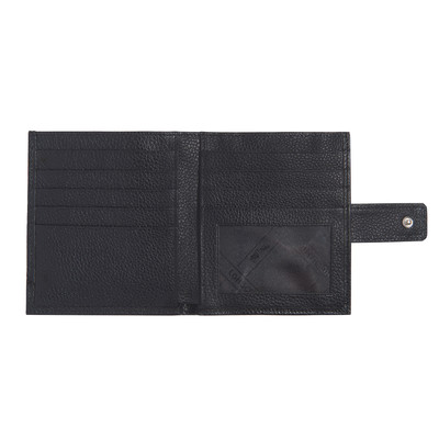 Longchamp Le Foulonné Compact wallet Black - Leather outlook