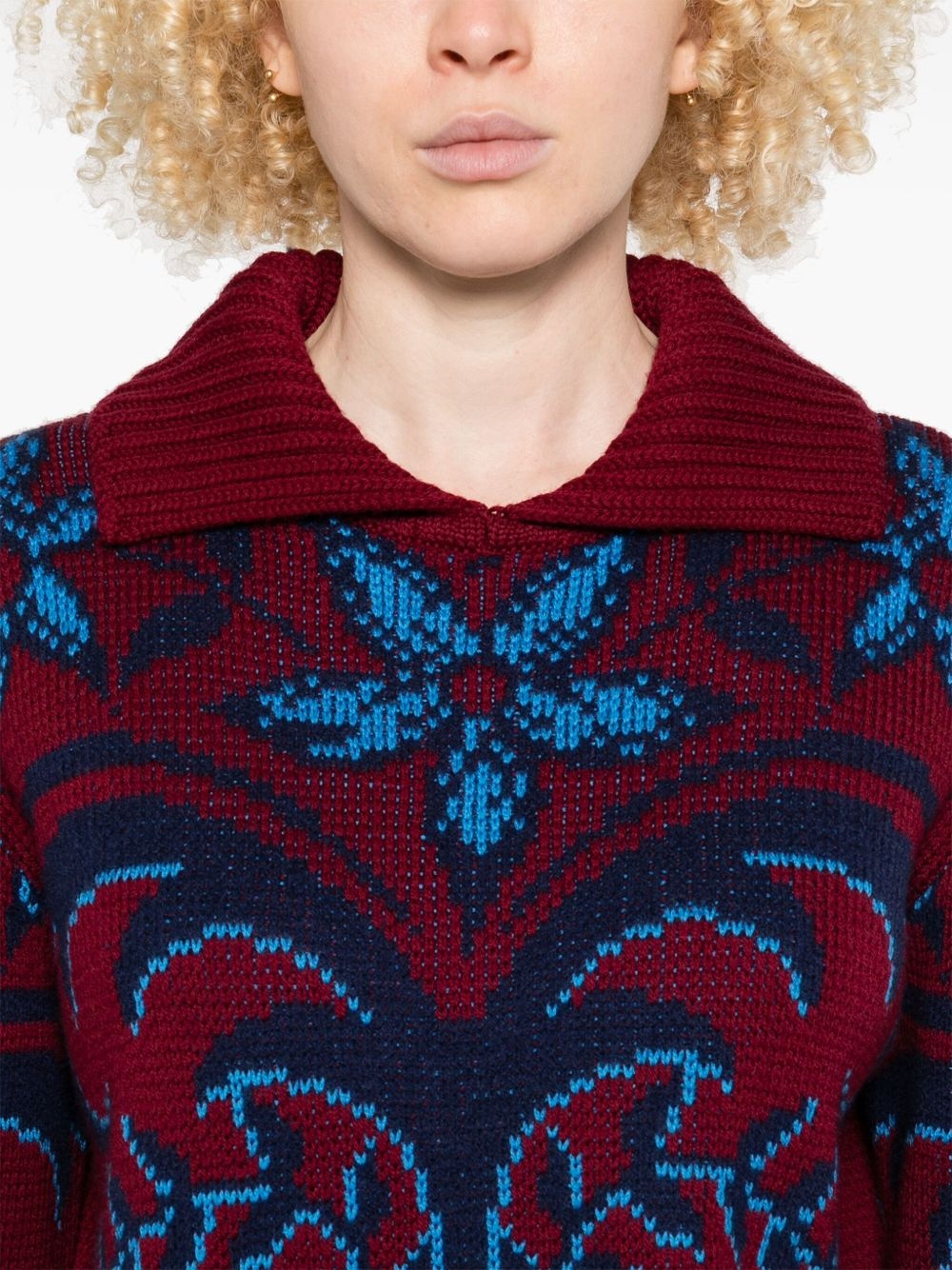 patterned sweater - 5