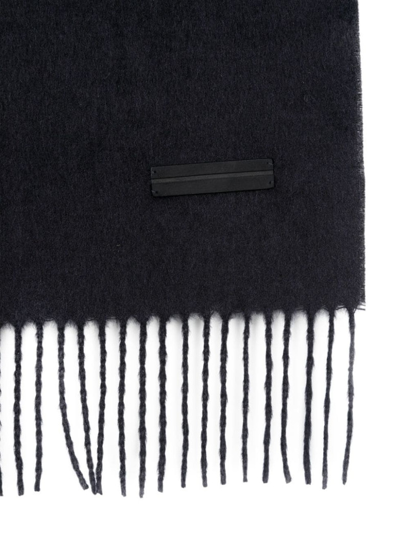 ZEGNA logo-appliquÃ© scarf outlook