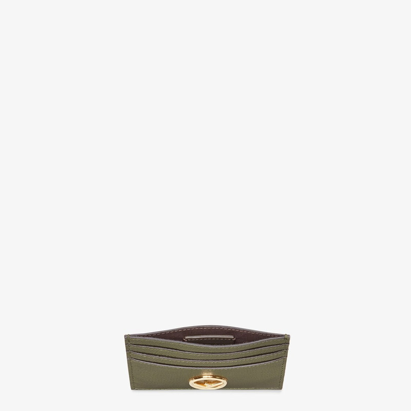 FENDI F is Fendi card holder with central compartment and six card slots. Finished with Fendi Roma logo an outlook