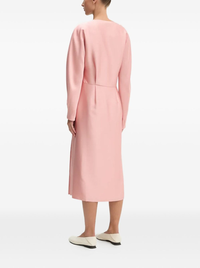 cowl-neck slit midi dress 3