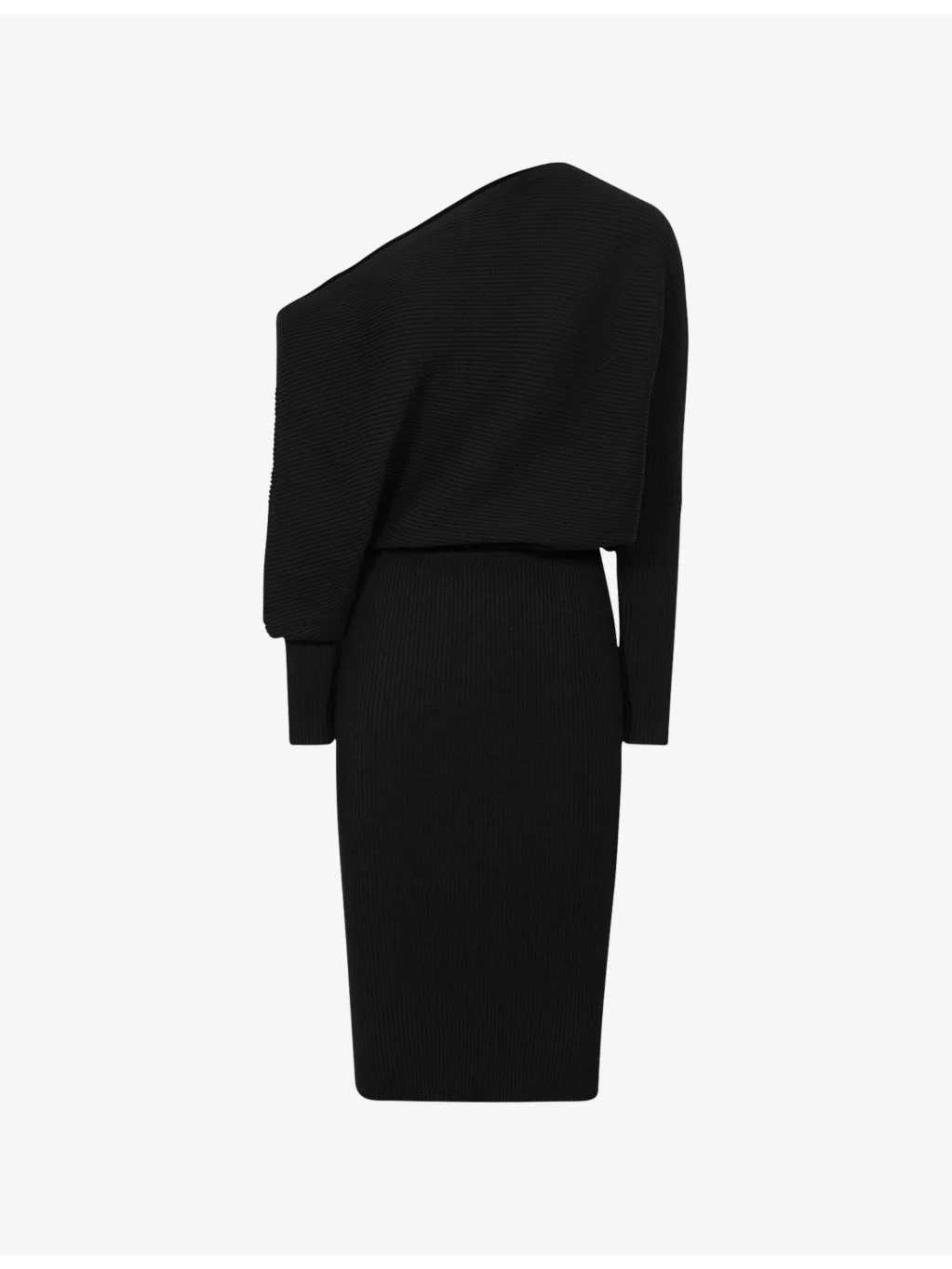 Lara off-the-shoulder stretch-knit midi dress - 1
