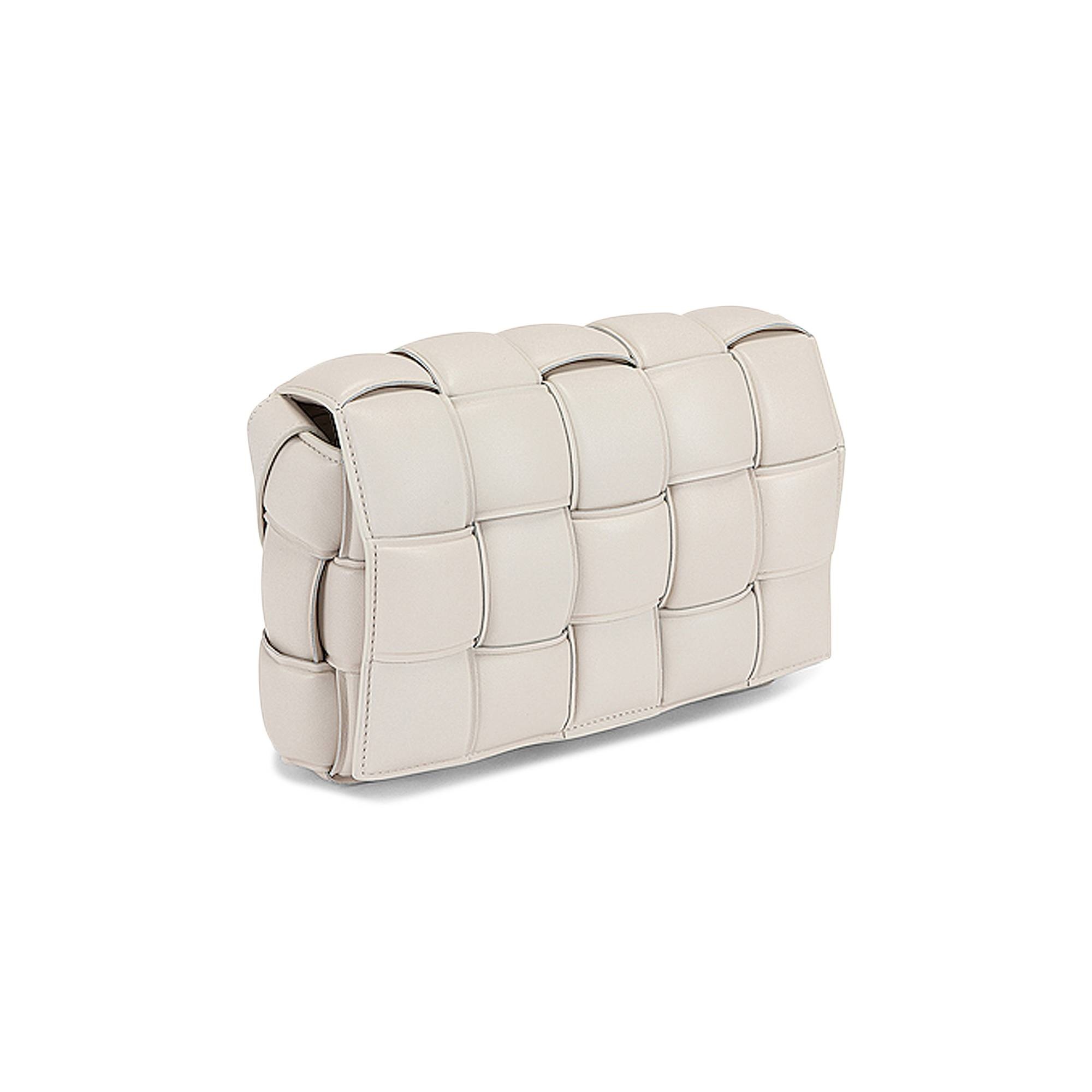 Bottega Veneta Padded Cassette Bag 'Chalk/Gold' - 2