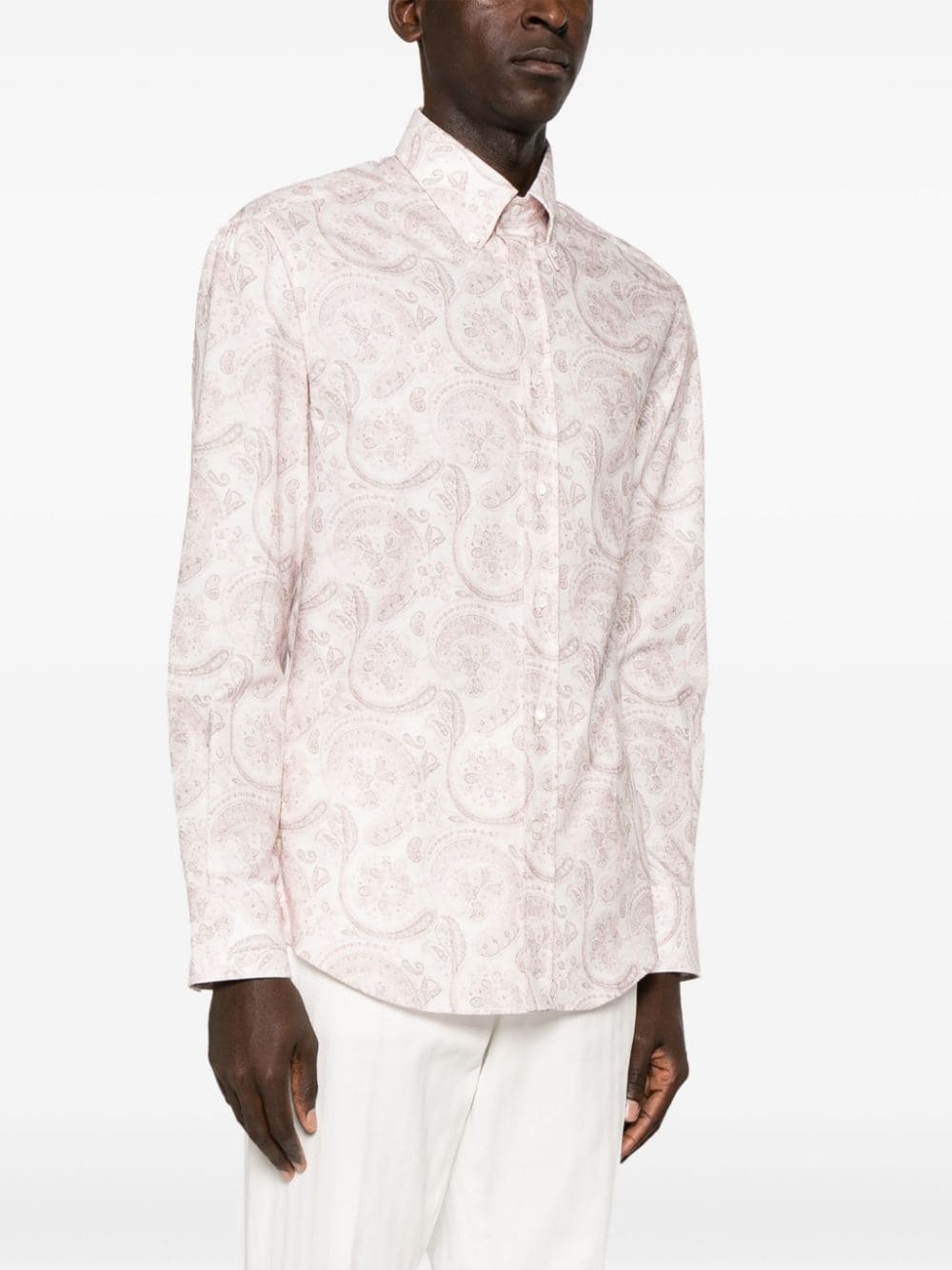 Paisley-print cotton shirt - 3