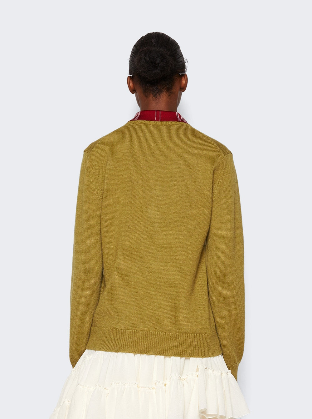 Trompe L'oeil Sweater Green - 5