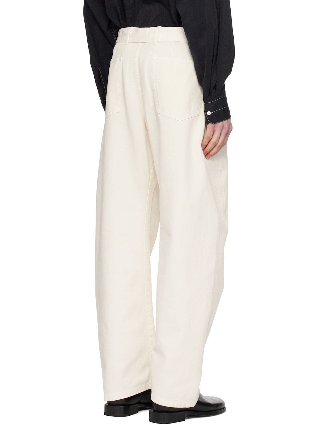 Off-White Twisted Belted Jeans - 3