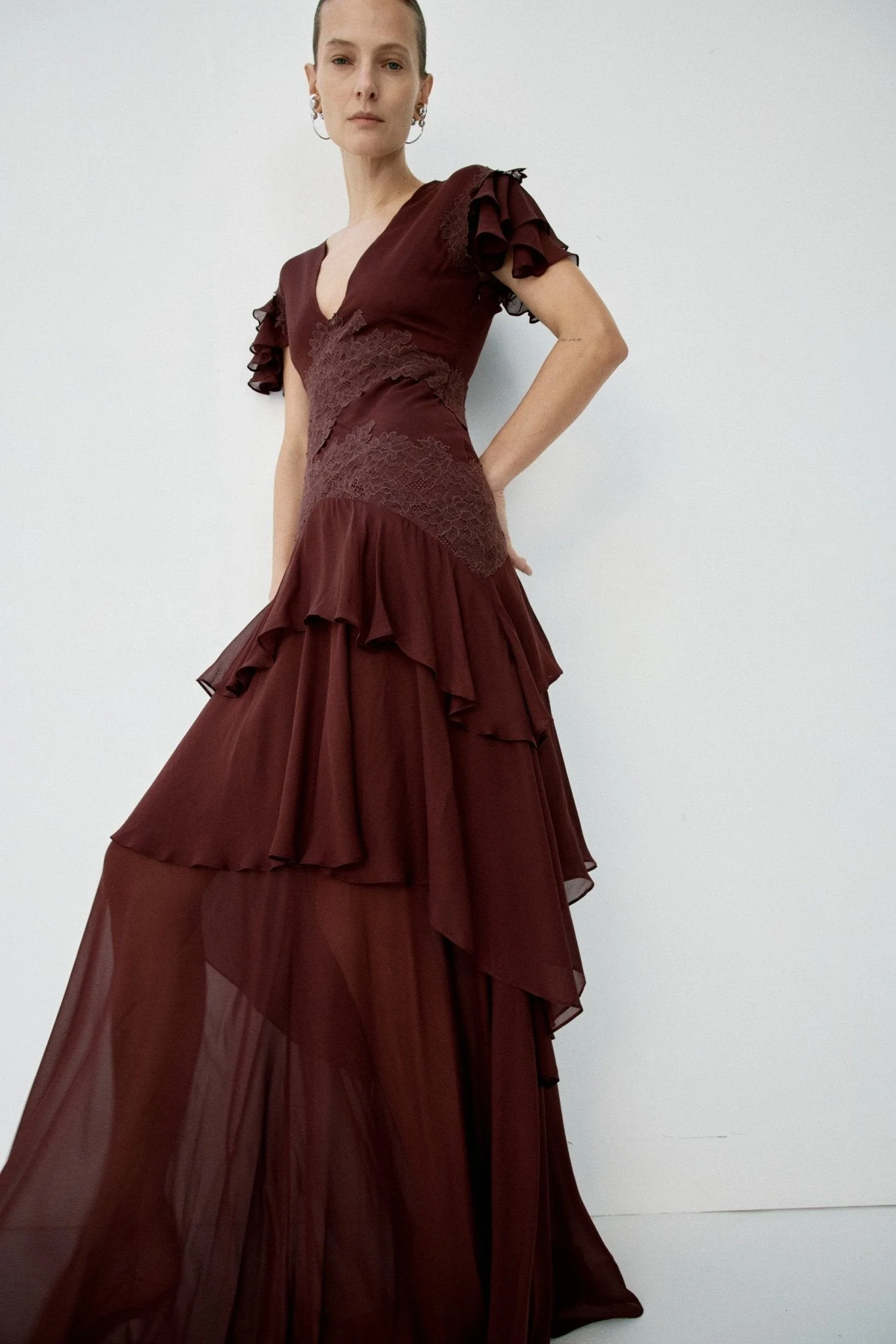 ALCINA MAXI DRESS IN PLUM - 1