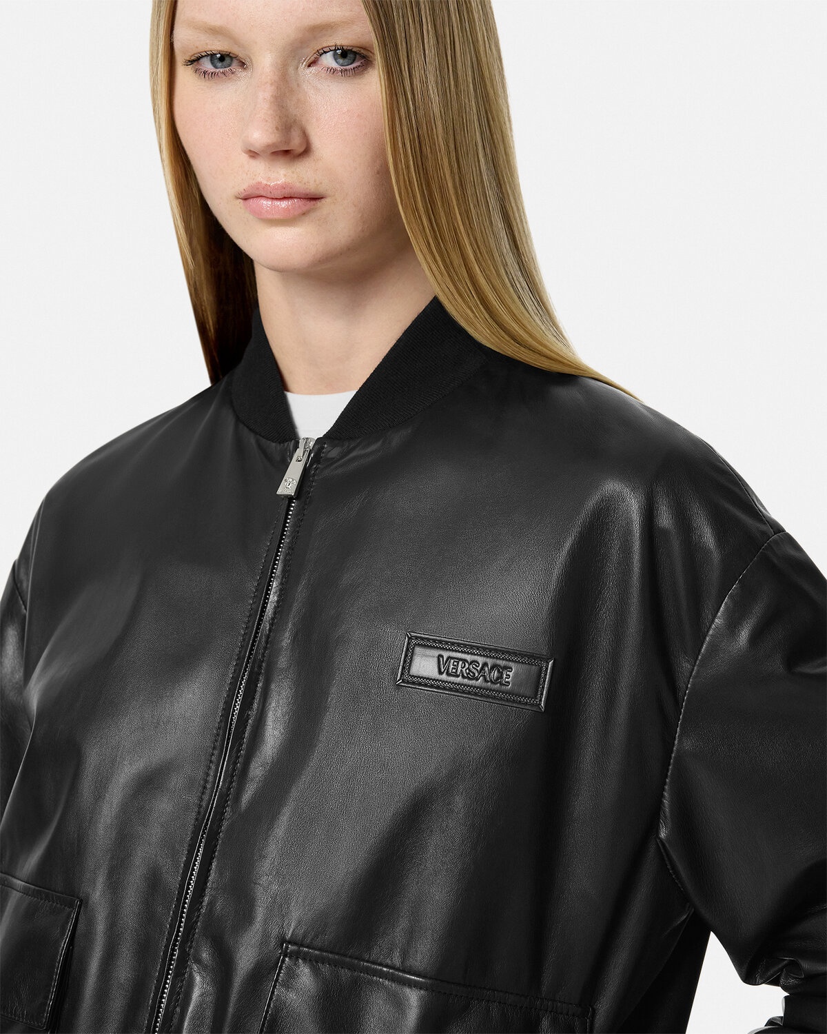 Leather Blouson Jacket - 3