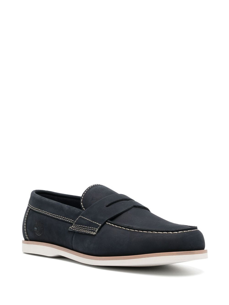 Timberland penny-slot leather loafers outlook