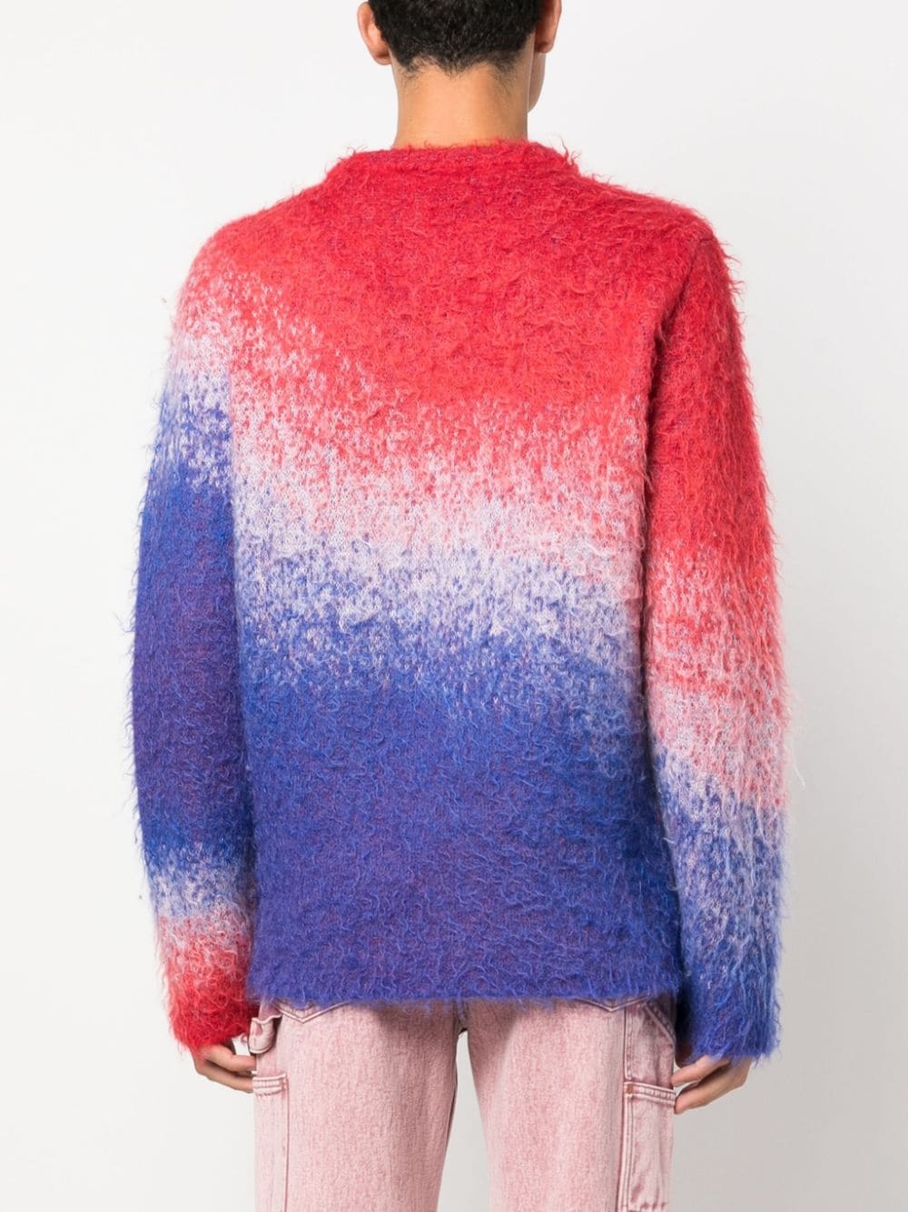 OMBRÉ-EFFECT MOHAIR-BLEND JUMPER - 6
