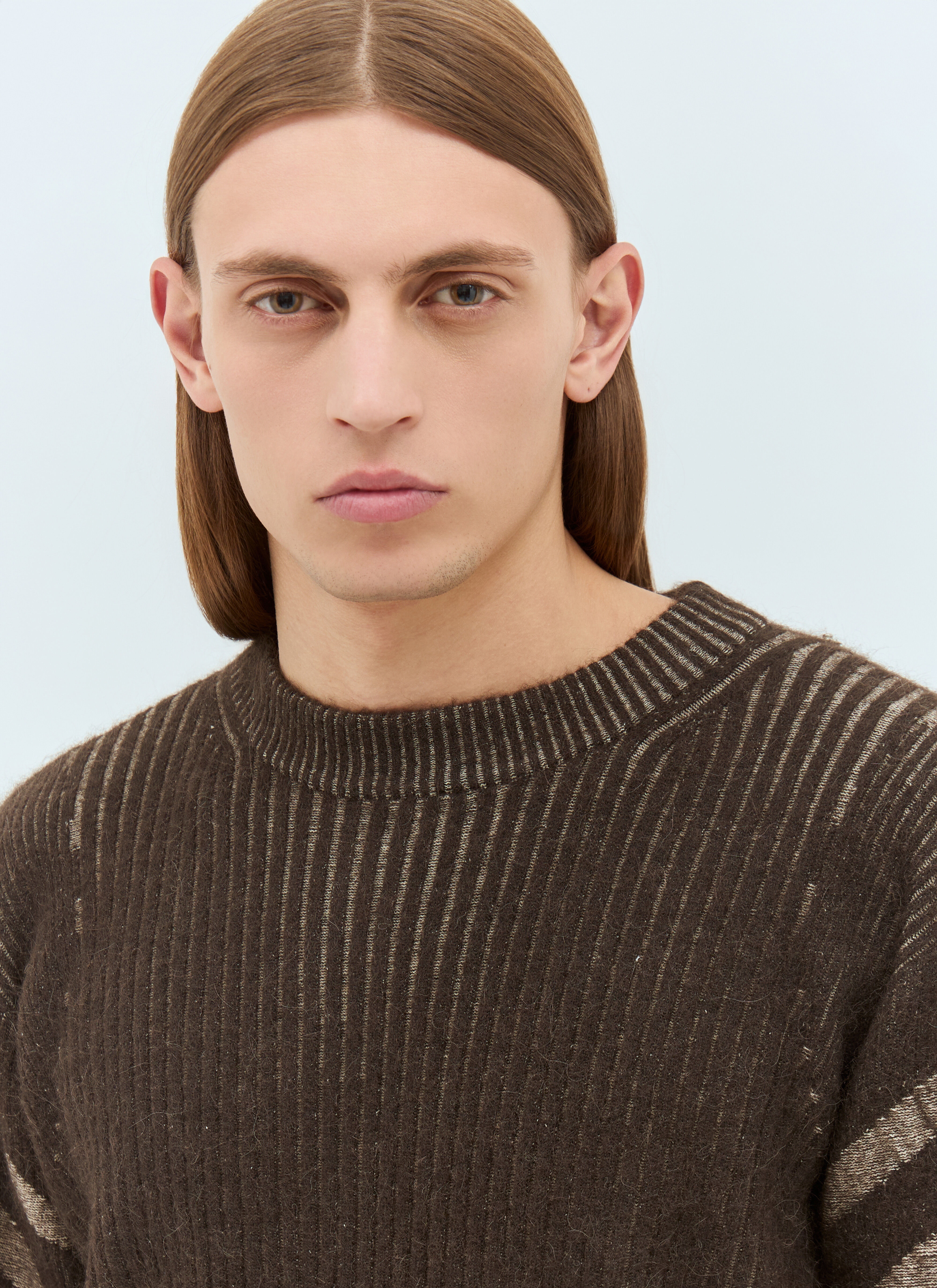 Plated Pullover Hooded Sweater - 3